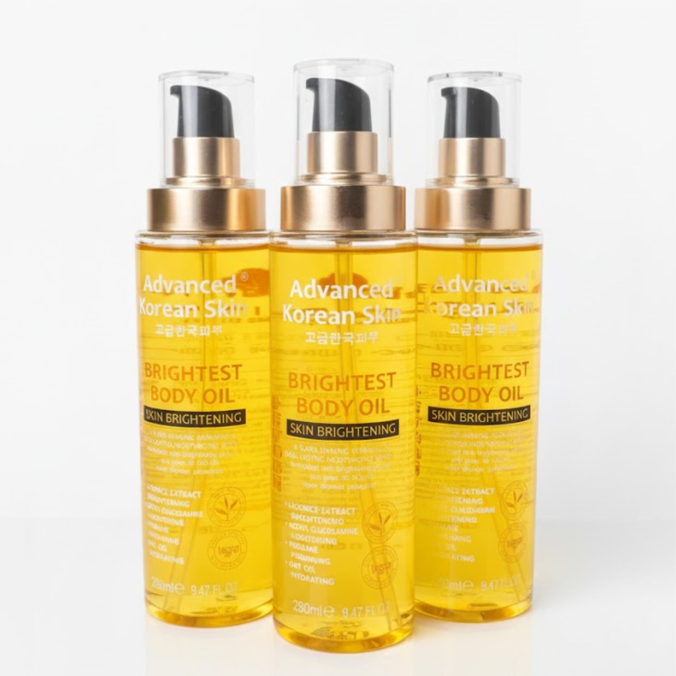 Advanced Korean Skin Brightening Body Oil – 280ML – 1 Advanced Korean Skin Brightening Body Oil – 280ML – 1