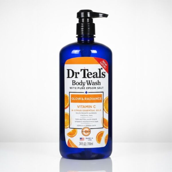 Dr Teal’s Glow & Radiance Body Wash with Pure Epsom Salt, Vitamin C & Citrus