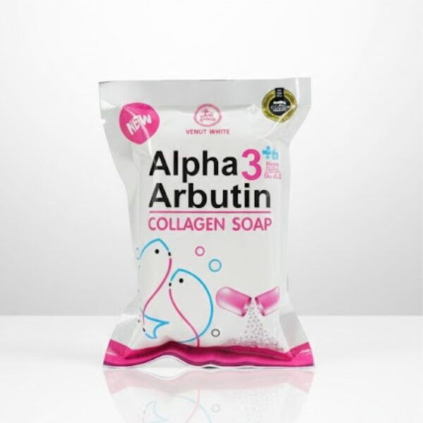 Venut White Alpha Arbutin 3+ Plus Collagen Soap