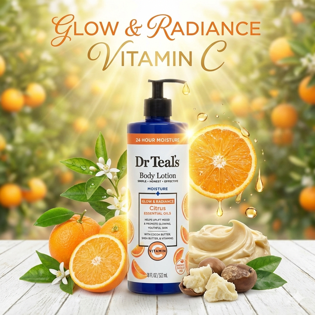 ‘s Glow & Radiance Body Lotion with Vitamin C and Citrus Essential Oils – 1 ‘s Glow & Radiance Body Lotion with Vitamin C and Citrus Essential Oils – 1