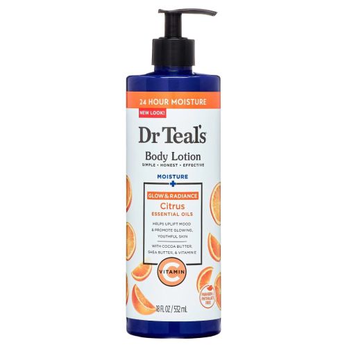 Dr Teal’s Glow & Radiance Body Lotion with Vitamin C and Citrus Essential Oils