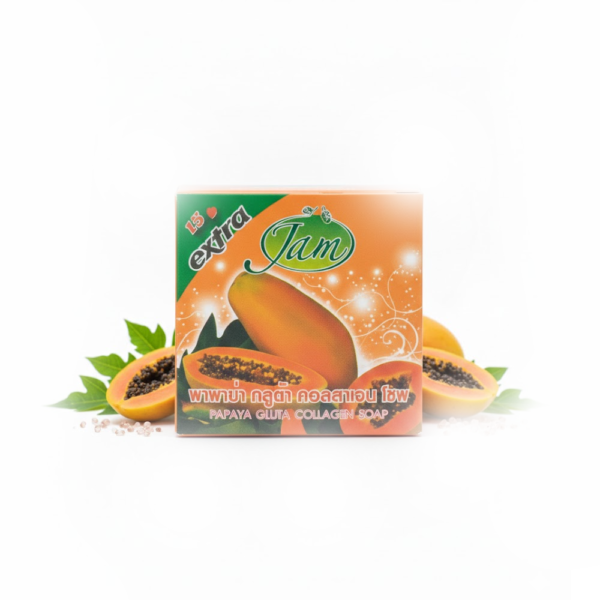 Jam Papaya Gluta Collagen soap