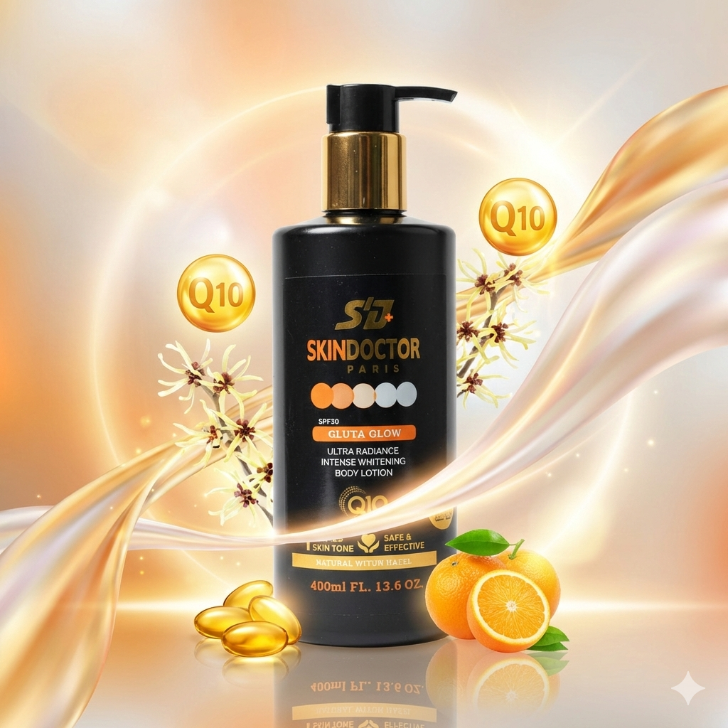 Skin Doctor Paris Gluta Glow Ultra Radiance Intense Whitening Body Lotion – 1 Skin Doctor Paris Gluta Glow Ultra Radiance Intense Whitening Body Lotion – 1