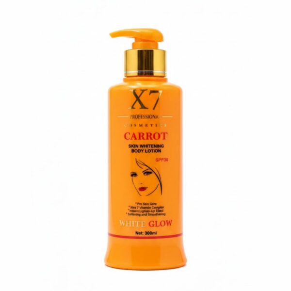 X7 Professional Cosmetics White Glow Carrot Skin Whitening Body Lotion