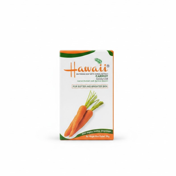 Hawaii Whitening Soap with Herbal Extract and Carrot