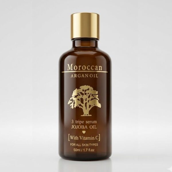 Moroccan Argan Oil Tripe Serum containing Jojoba Oil and Vitamin C