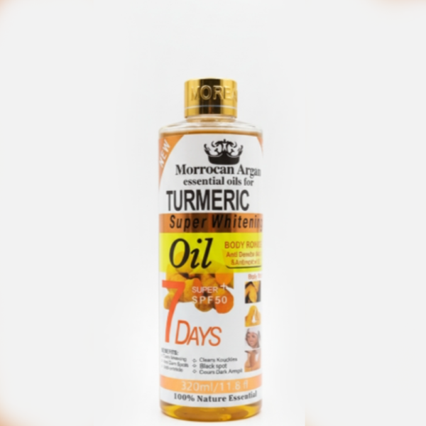 Morrocan Argan Essential Oils 6-in-1 Turmeric Super Whitening Oil