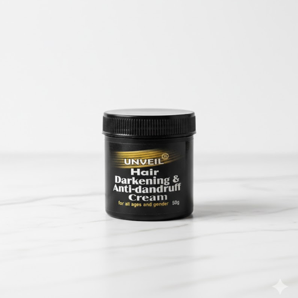 Unveil Hair darkening & Anti-Danruff Cream